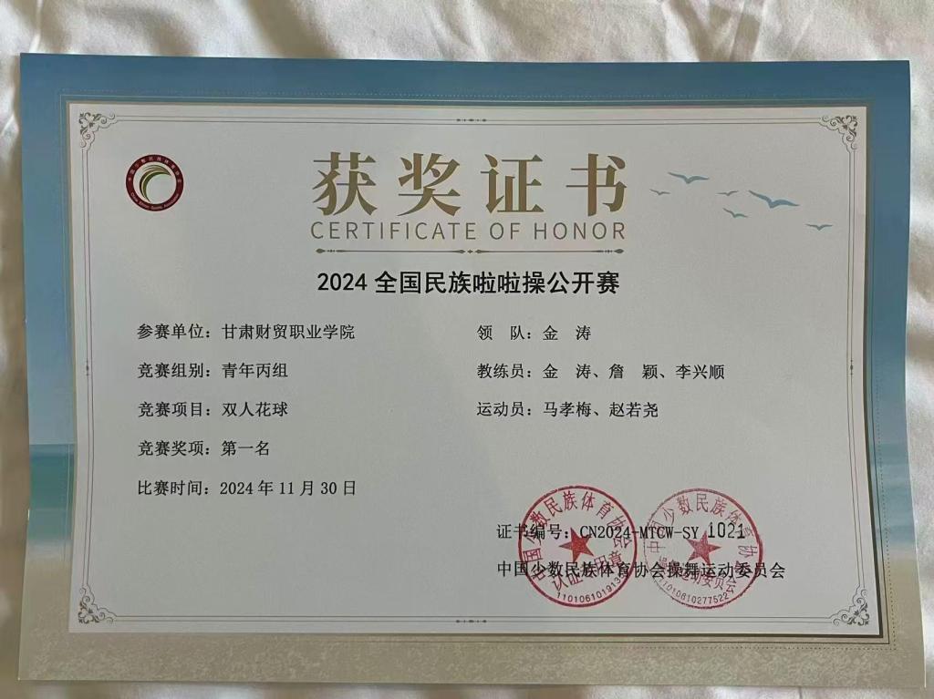 在全国民族啦啦操公开赛这个高手云集的